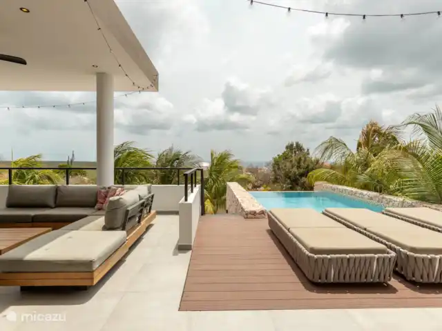 Acheter une villa | Curaçao, Banda Abou (ouest), Big Mountain - Villa unique avec vue sur la mer avec studio