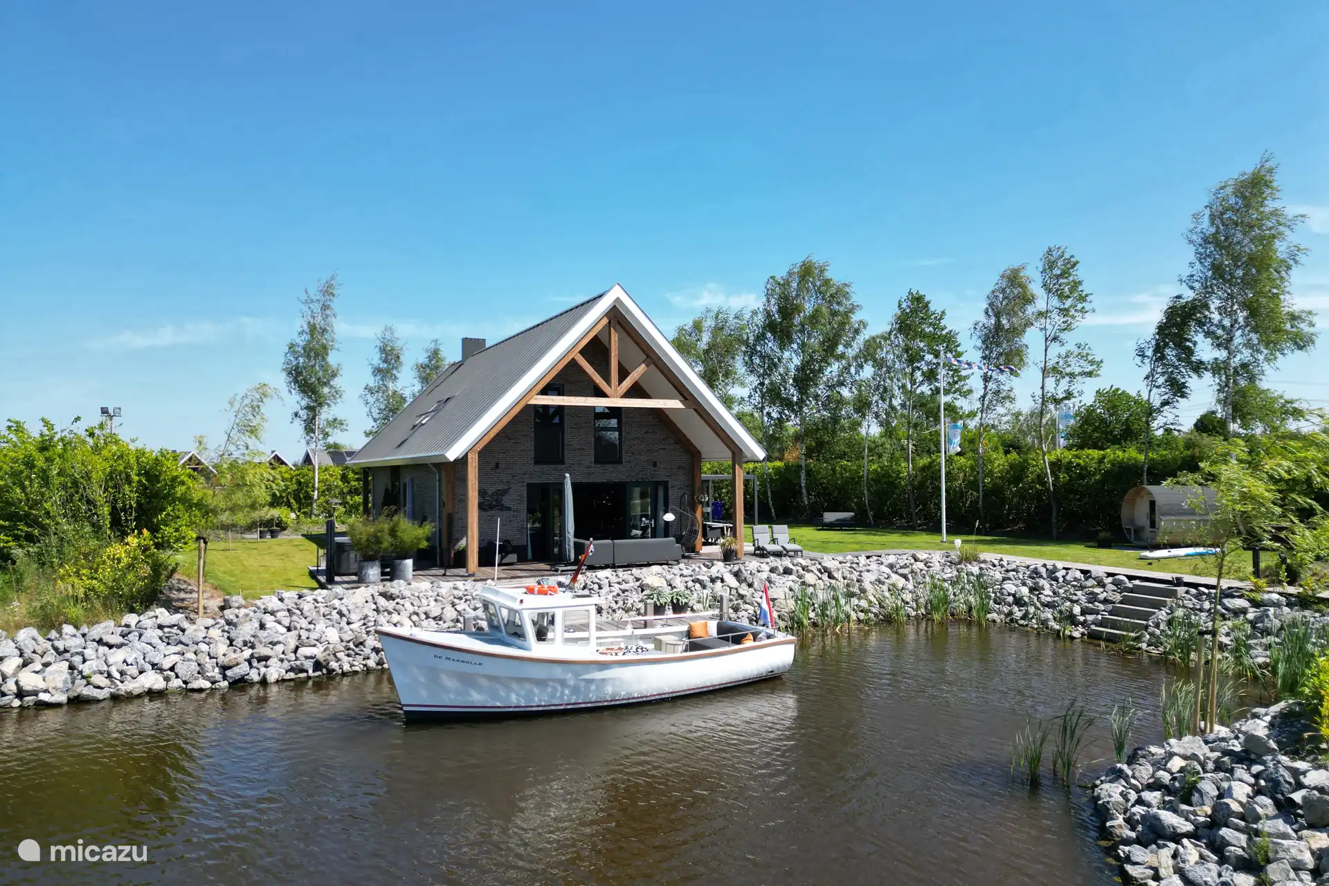 Vrijstaande Watervilla IJsvogel kopen in Nederland, Friesland, Noardburgum - vakantiehuis