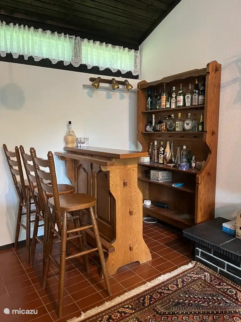 Bar in de woonkamer