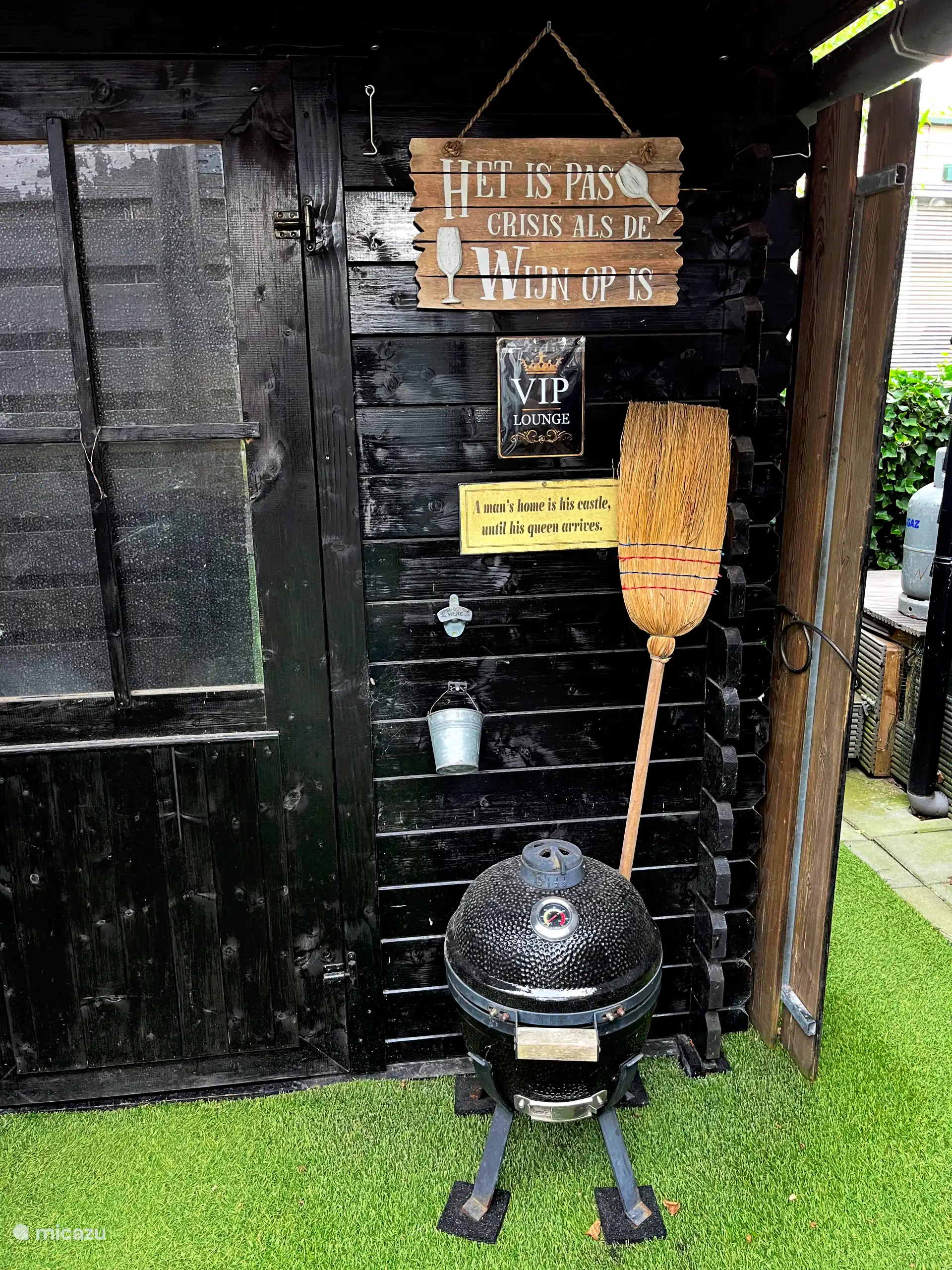 Barn for storage and bicycles