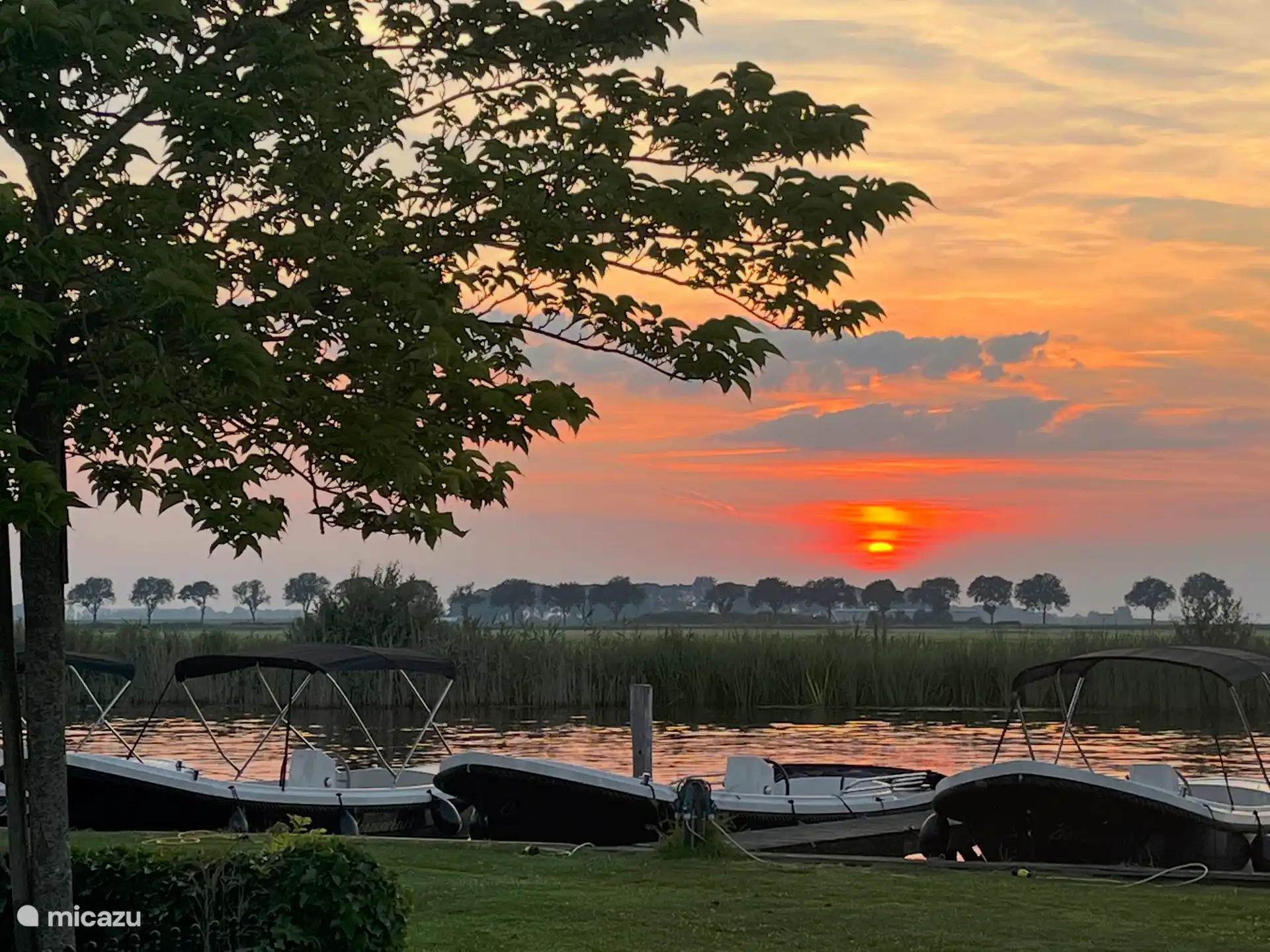 Sunset, visible from the Black Nymph
