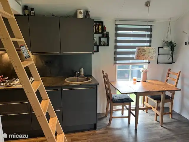 dining table with 2 chairs.