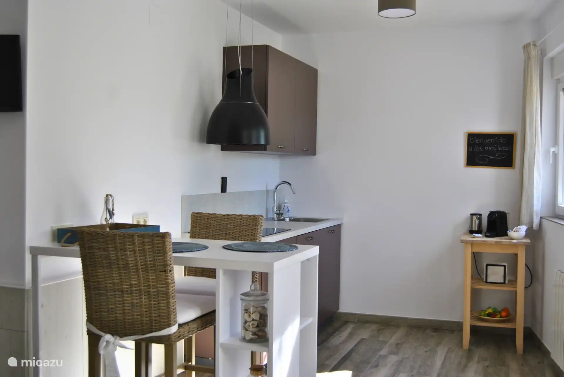 Studio in the middle of the basement.