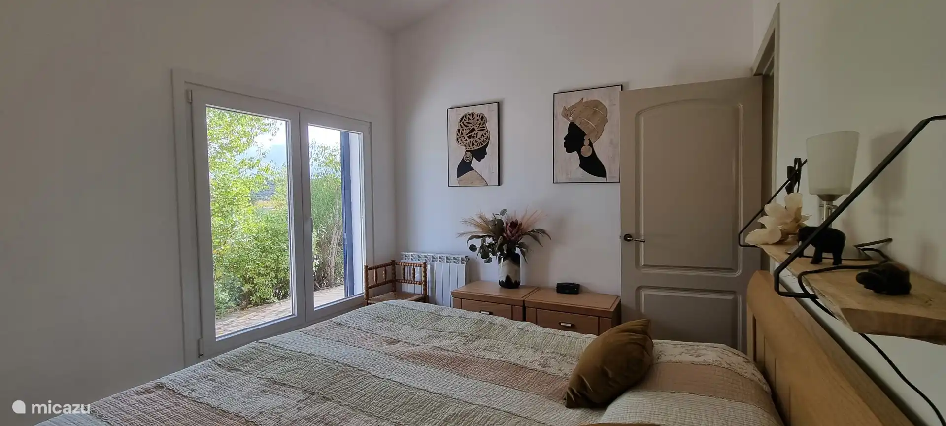 Bedroom in the main house.