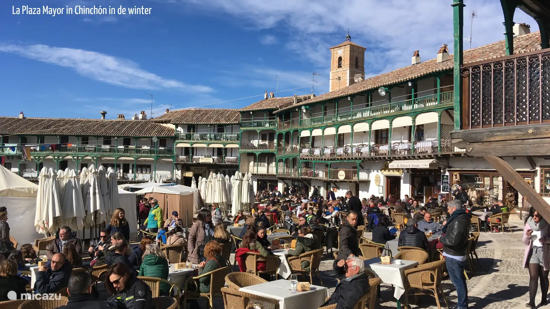 The old market square of Chinchón.