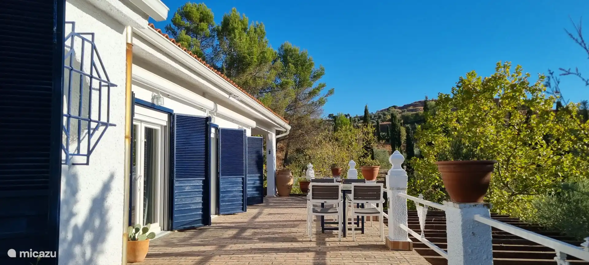 Terrace of the main house.
