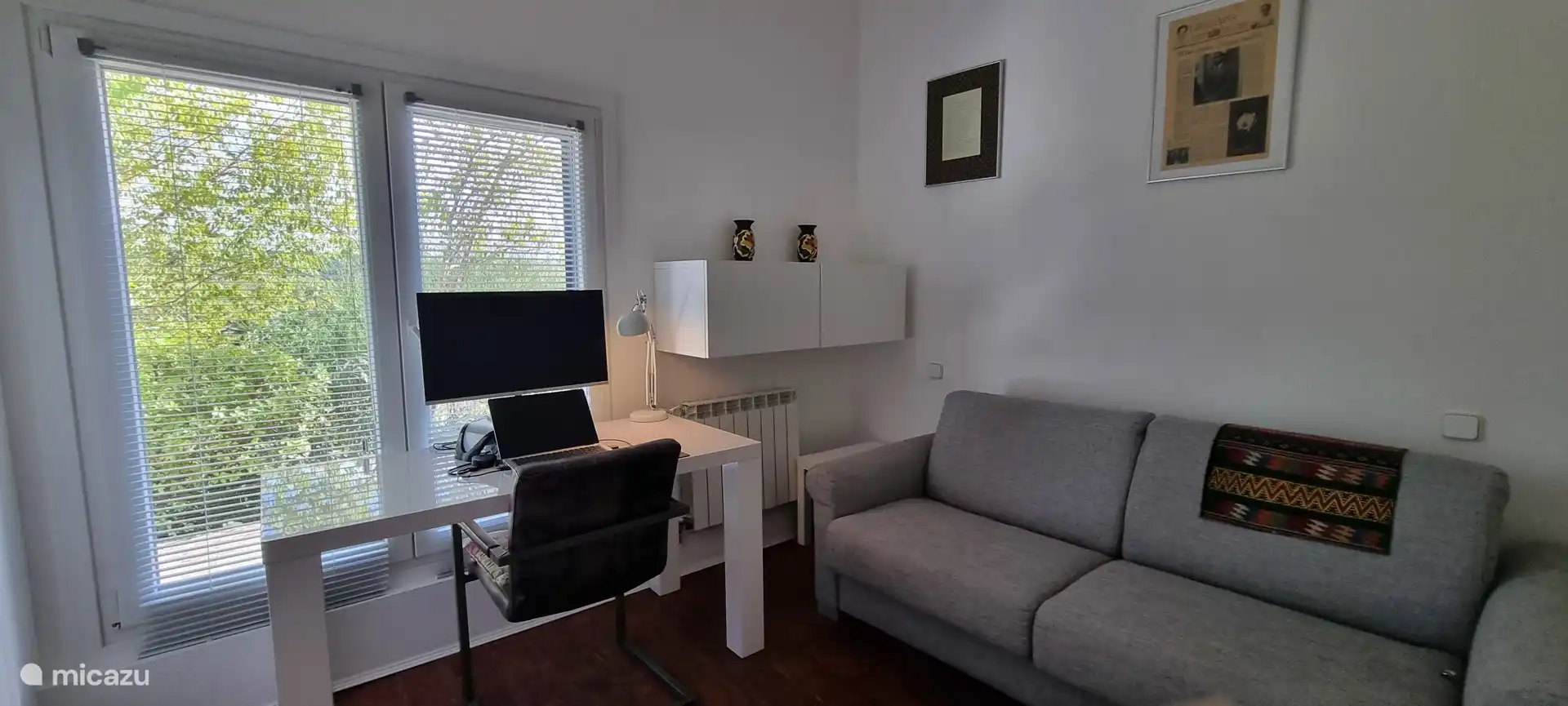 Bedroom in the main house.
