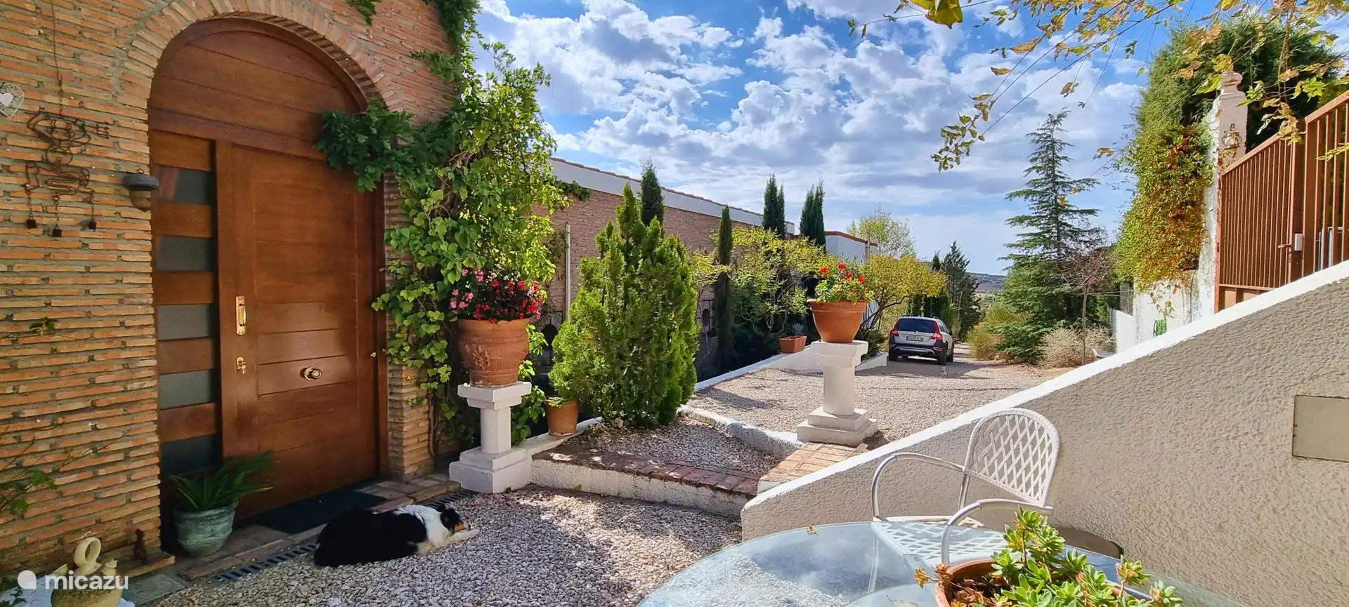 Entrance of the main house.