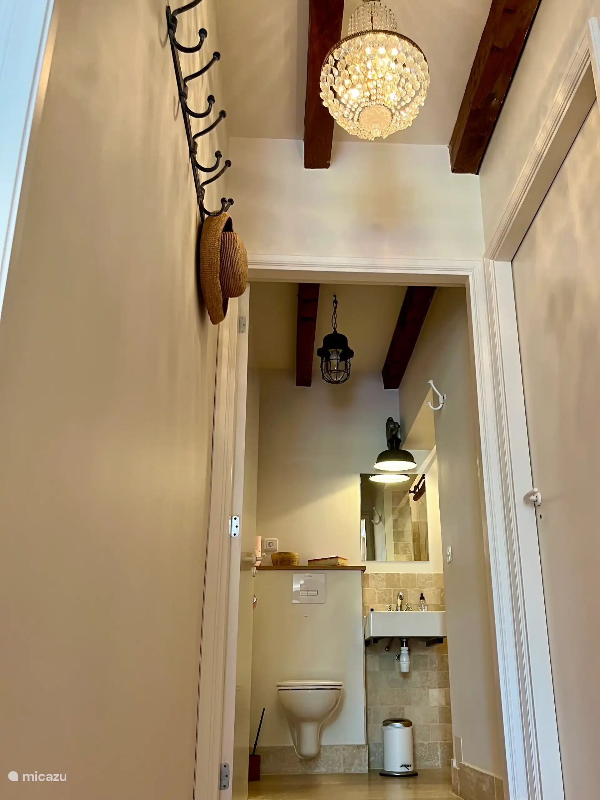 gite Cozy toilet met douche