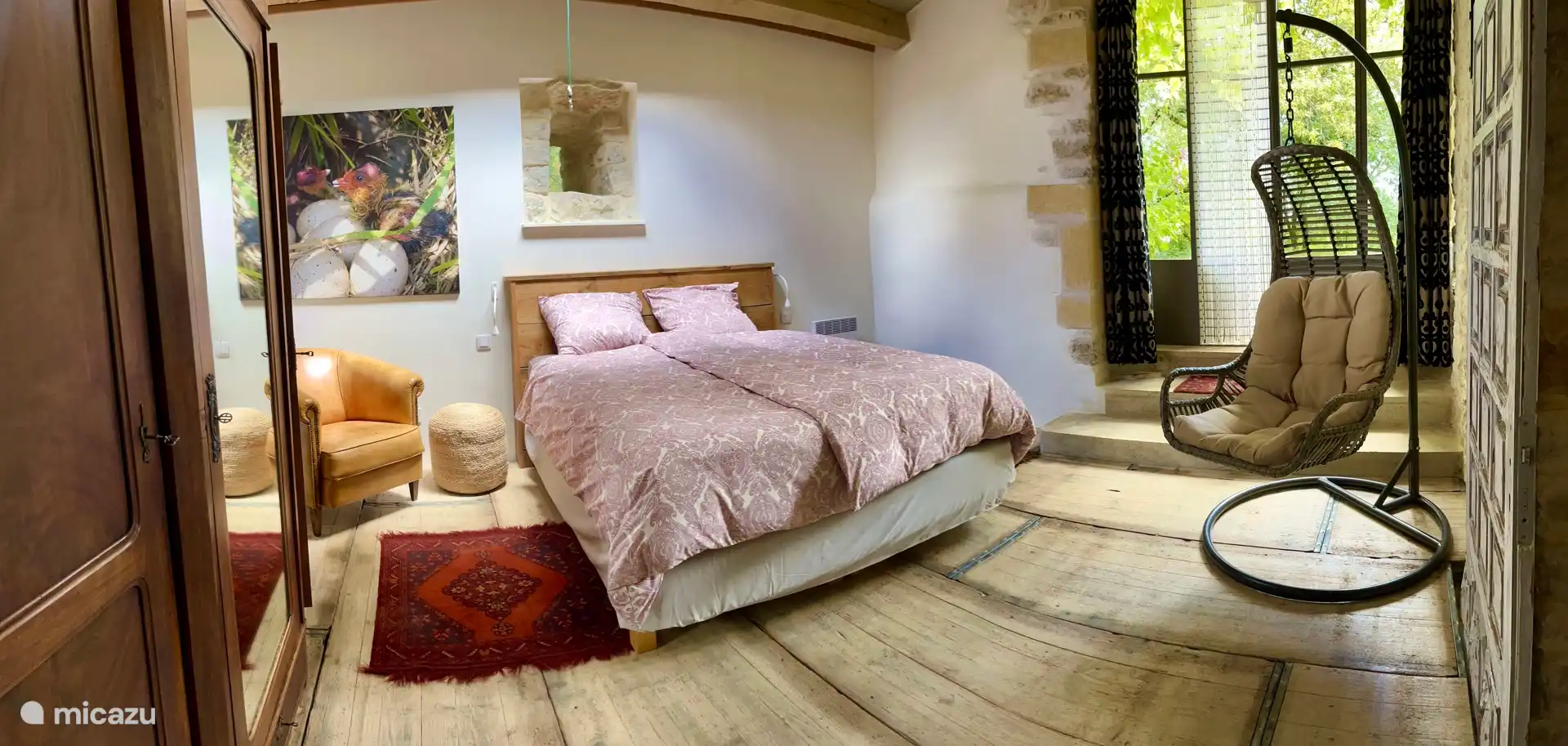 cottage gite slaapkamer