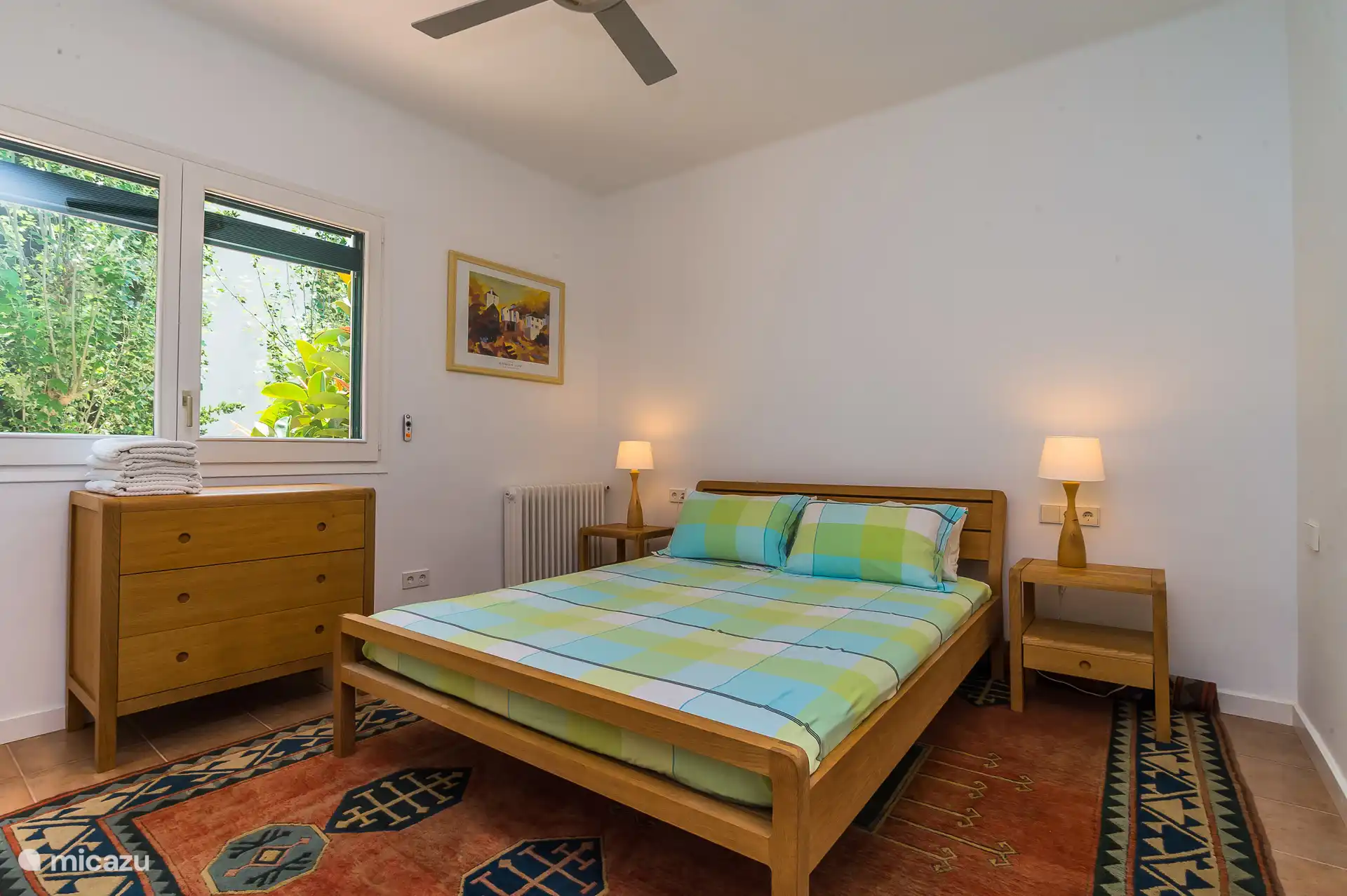 Dubbele slaapkamer met airconditioning