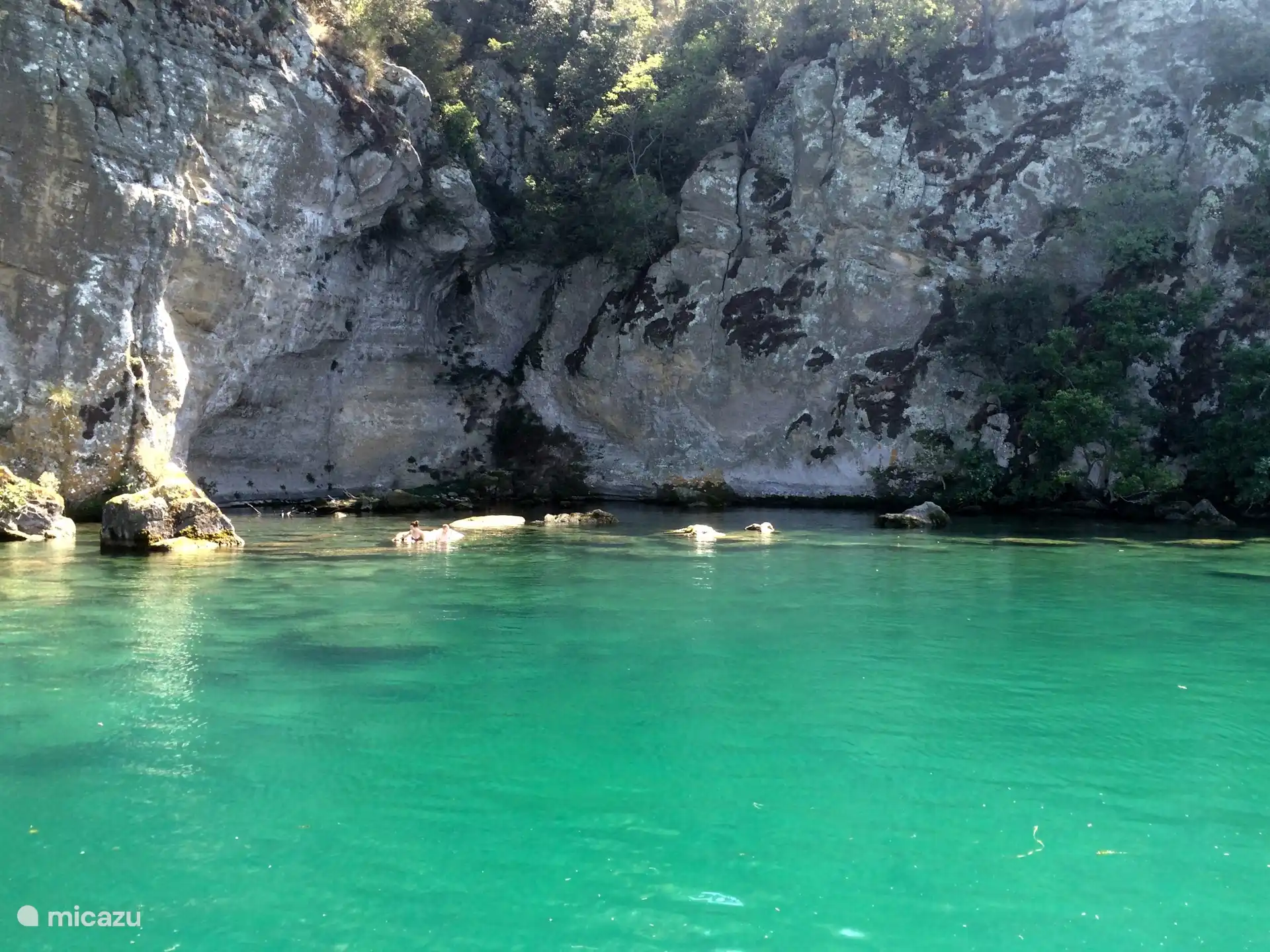 Isola Martana in het meer van Bolsena.