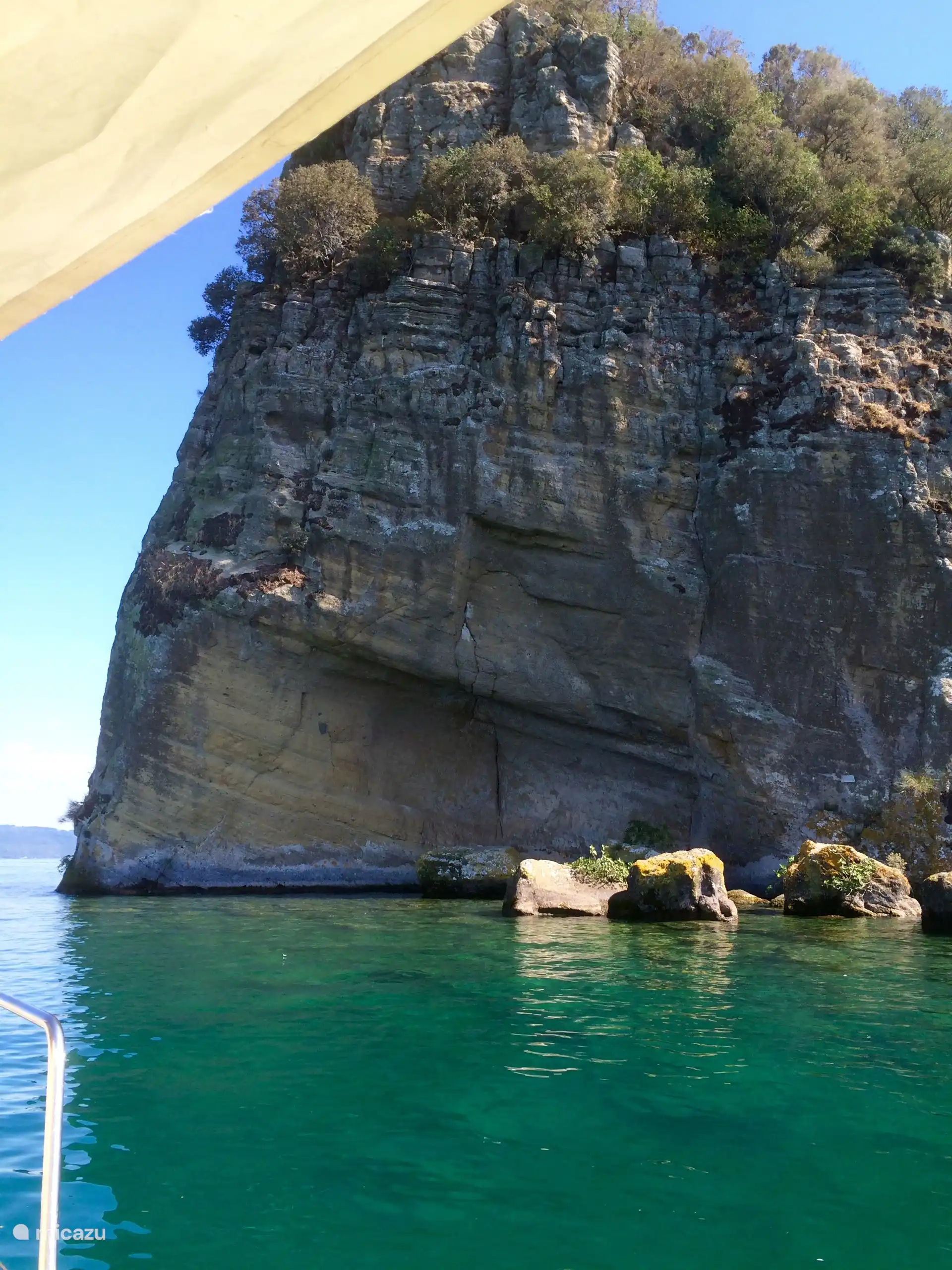 Isola Martana in het meer van Bolsena.