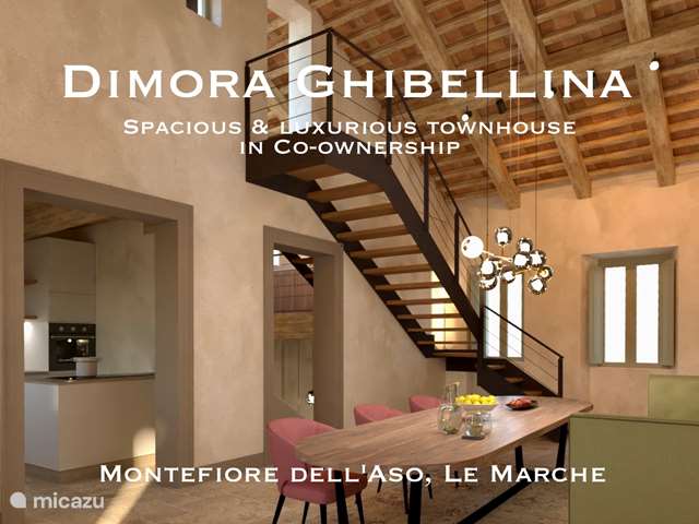 Vakantiehuis kopen Italië, Marche, Montefiore dell’Aso - stadswoning Luxe huis in mede-eigendom 