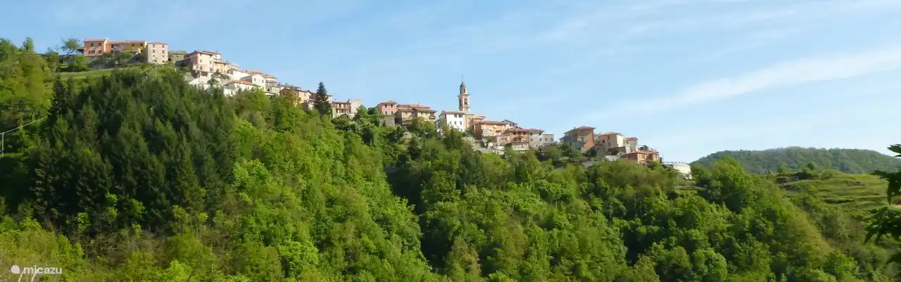 Blick auf einen Teil von Santa Maria di Maissana