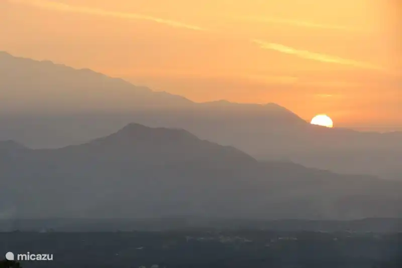 Sonnenuntergang über dem Lefka Ori