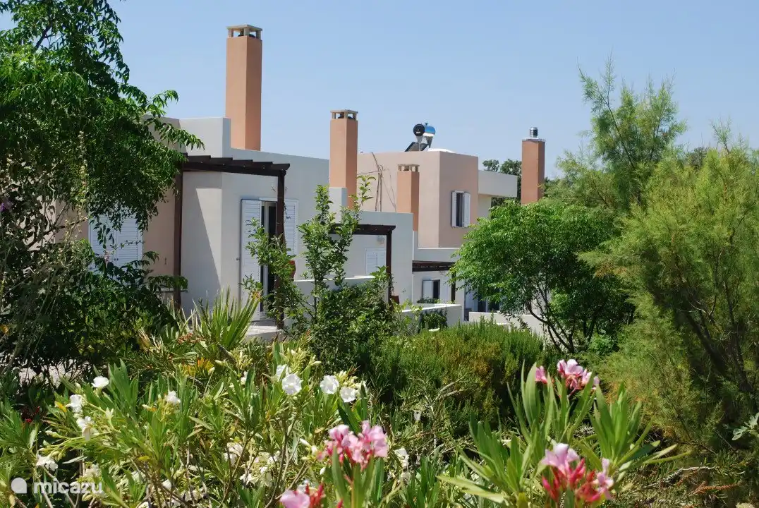 Ferienhäuser auf der Rückseite