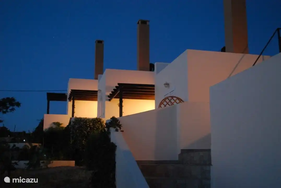 Ferienhäuser auf der Rückseite