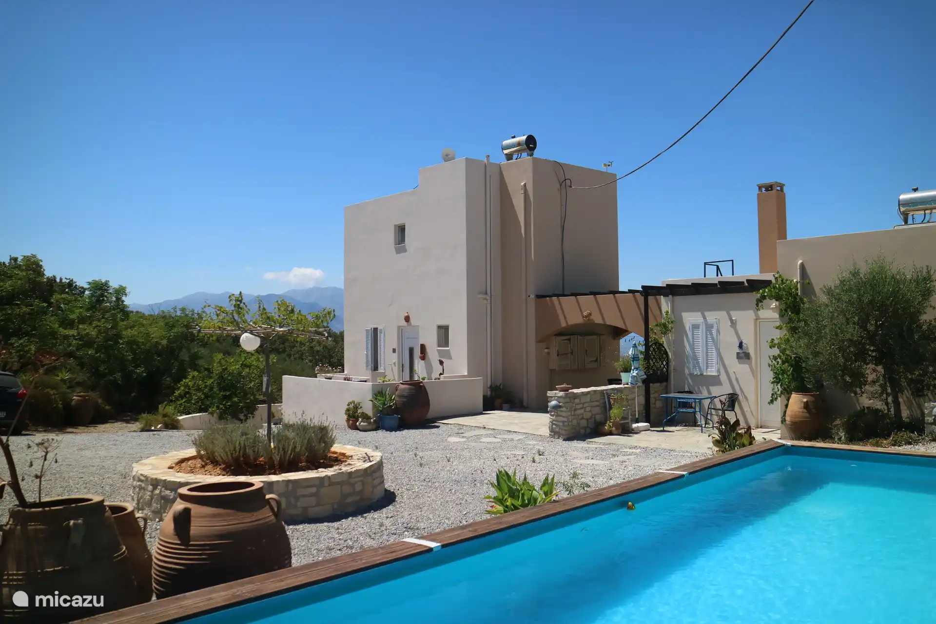 Vorderseite des Hauses