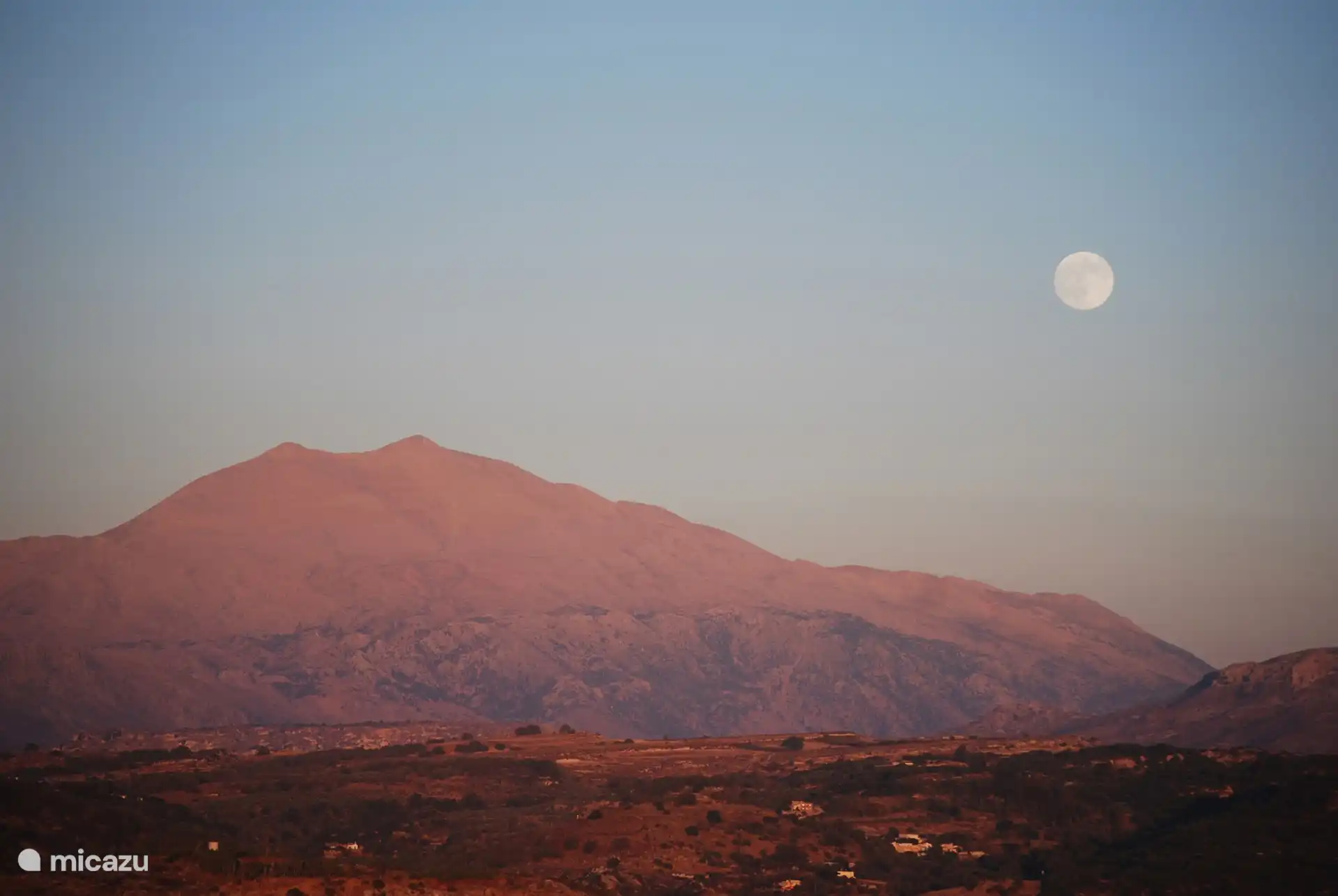 Vollmond über der Psiloritis