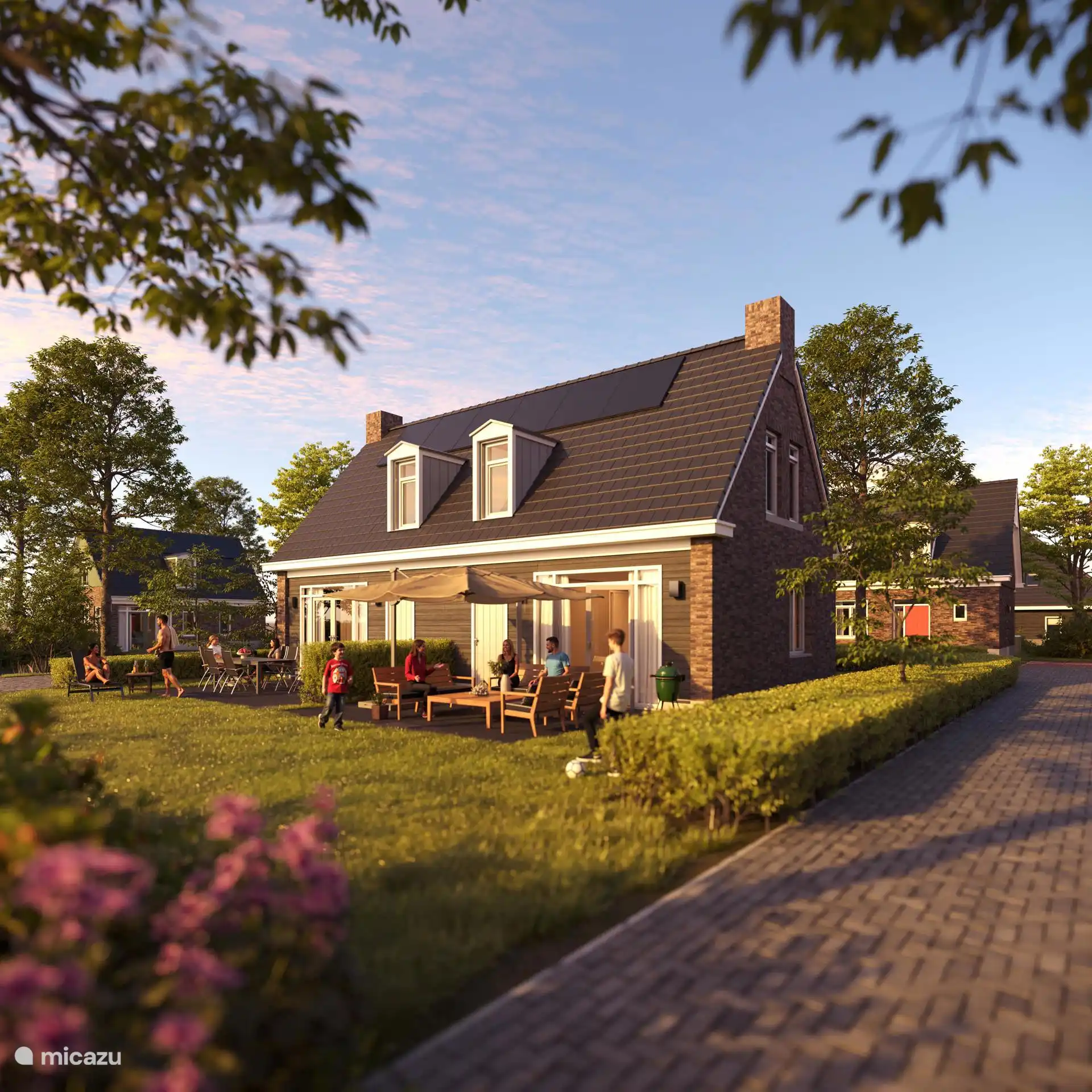 Doppelhaushälfte Tjotter kaufen in Niederlande, Nordholland, Medemblik - reihenhaus 