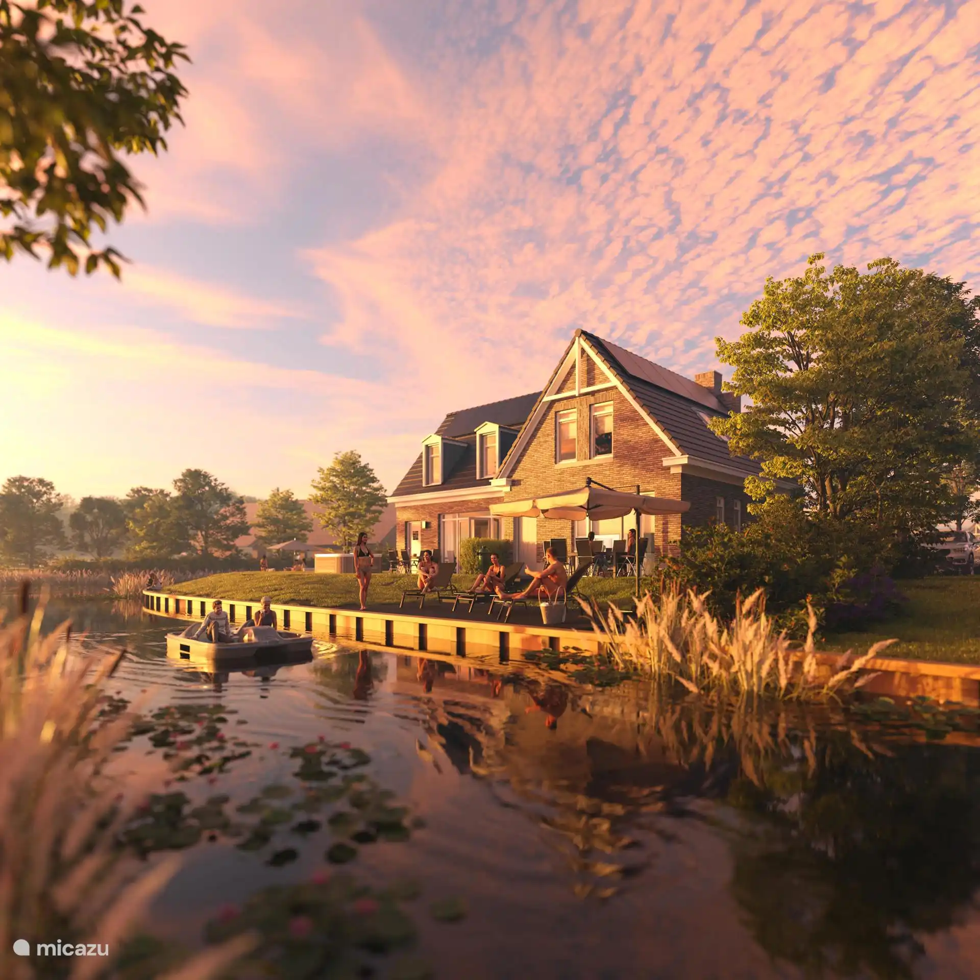 Acheter une maison de vacances | Pays-Bas, Hollande du Nord, Medemblik - Maison de vacances mitoyenne Korenhuys