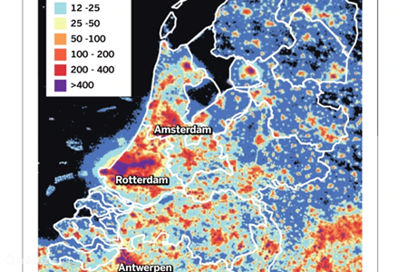 Minste lichtvervuiling  in Nederland
