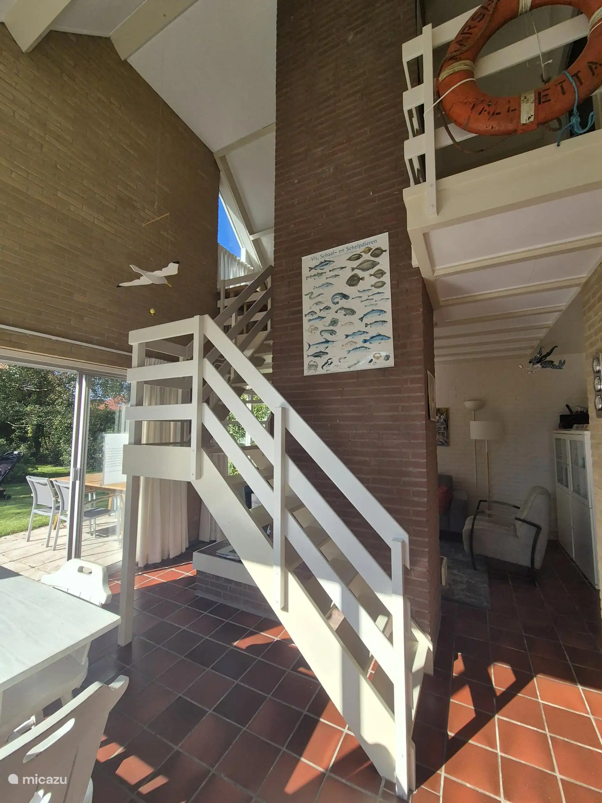 stairs to loft upstairs