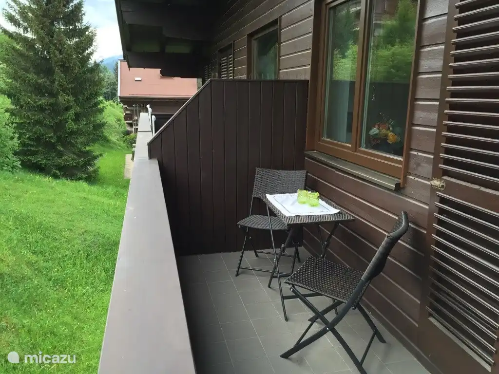 Balkon auf der Rückseite