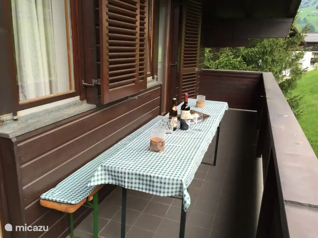 Balkon auf der Rückseite