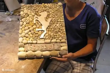 Atelier de mosaïque sur place