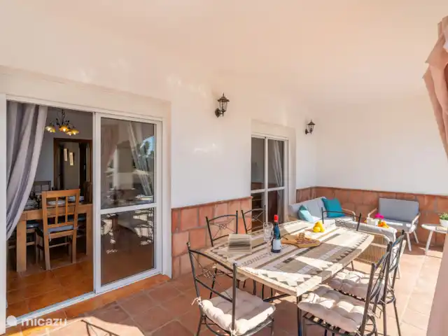 Villa El Botin | Espagne, Costa del Sol, Comares - villa Terrasse avec coin repas et barbecue.