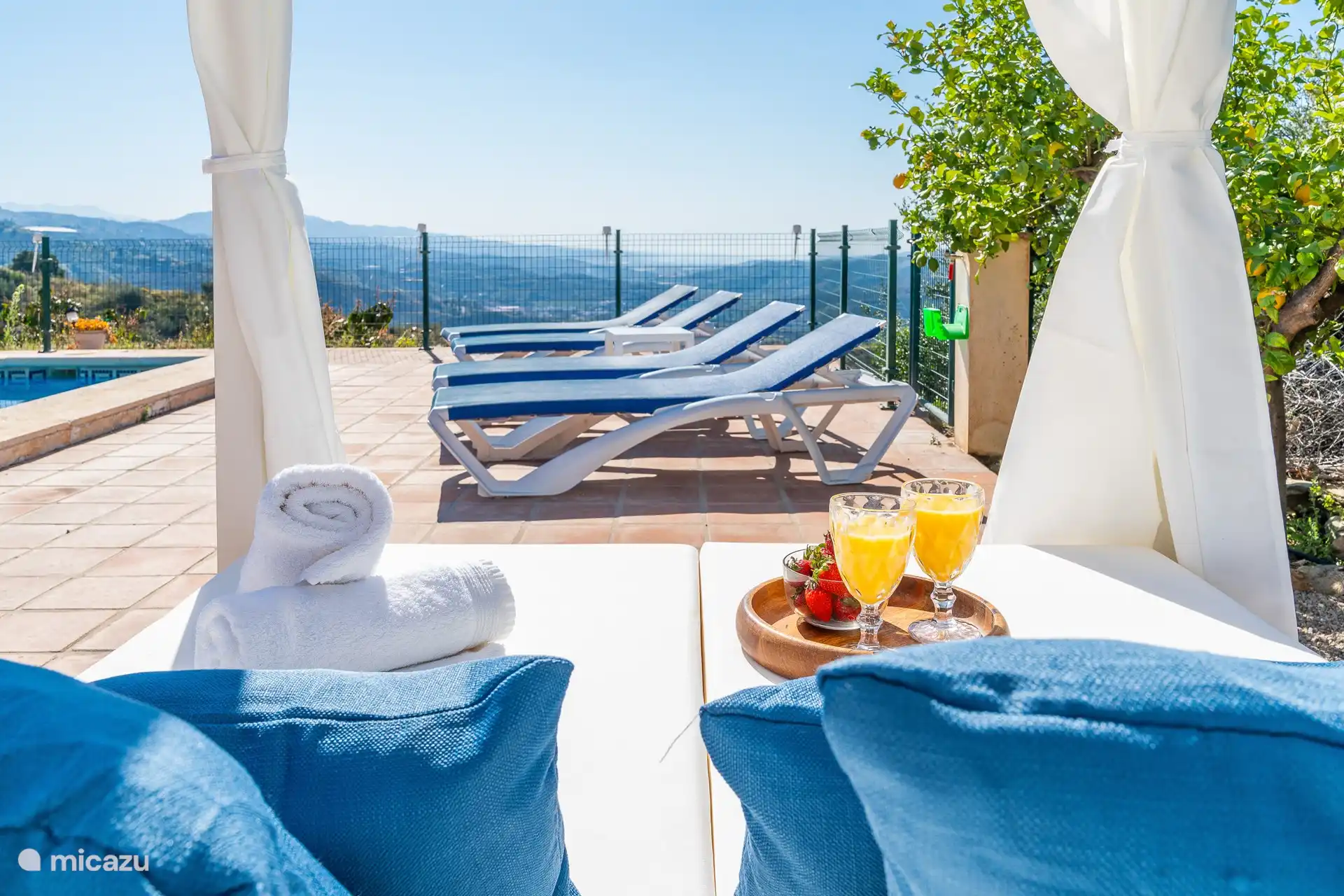 Chill-out-Bereich in der Villa El Botin.