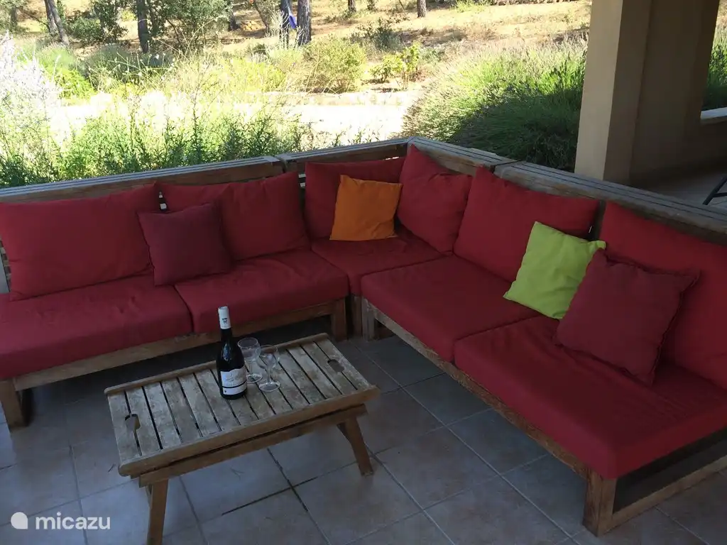 Zona de estar en la terraza