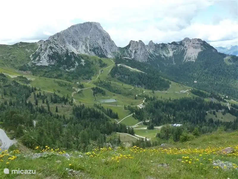 Blick vom höchsten Bergstation. (Nassfeld)
