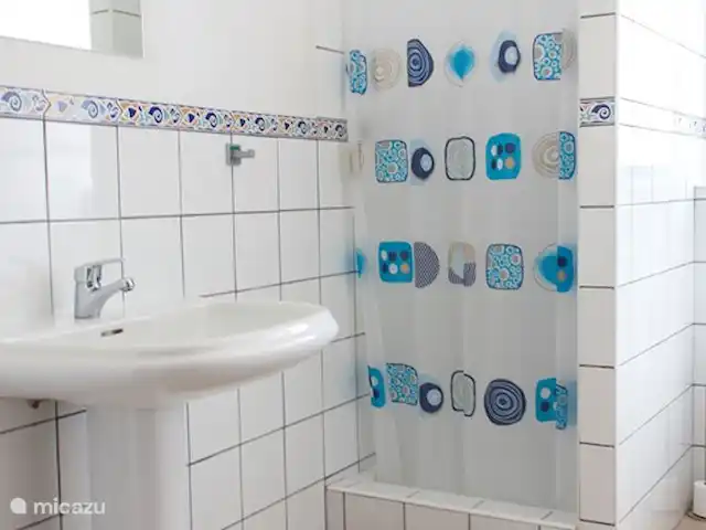 Casa Pino huren in Spanje, Costa Blanca, Alfáz del Pi - villa badkamer met douche, toilet en wasbak