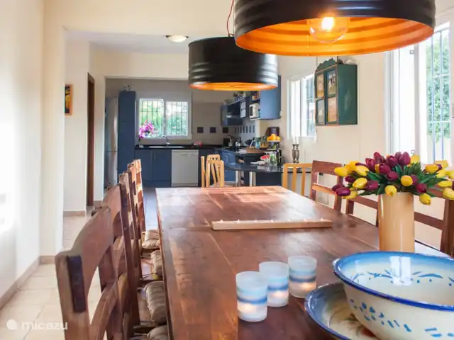 Casa Pino huren in Spanje, Costa Blanca, Alfáz del Pi - villa Zeer ruime eetkamer grenzend aan de open keuken