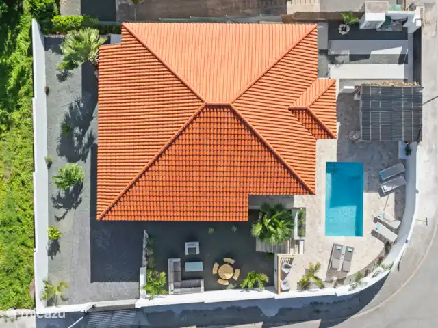 Villa Curazao en Curazao, Banda Arriba (este), Jan Thiel - villa Fotografía aérea
