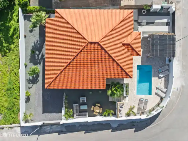 Villa Curazao en Curazao, Banda Arriba (este), Jan Thiel - villa Fotografía aérea
