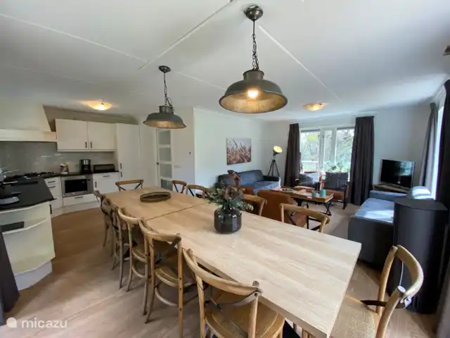 Maison familiale Veluwe (également en fauteuil roulant) | Pays-Bas, Gueldre, Garderen - bungalow Table à manger