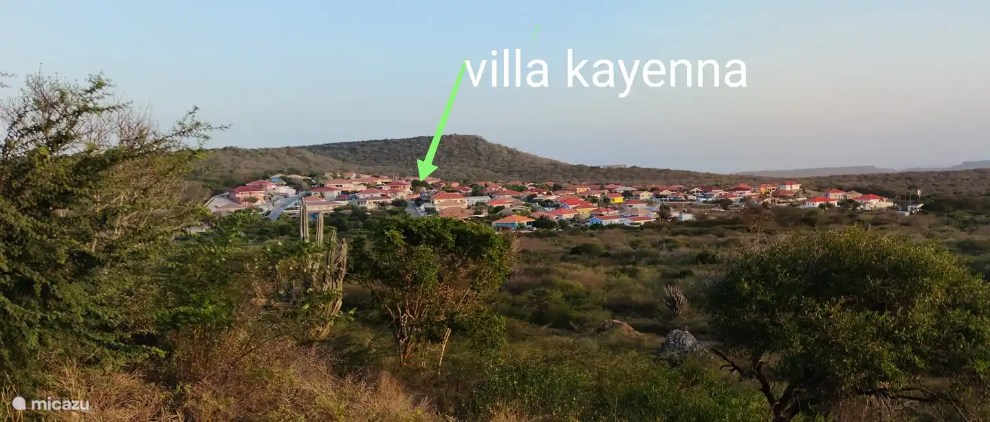 Overzicht van het Villapark Fontein