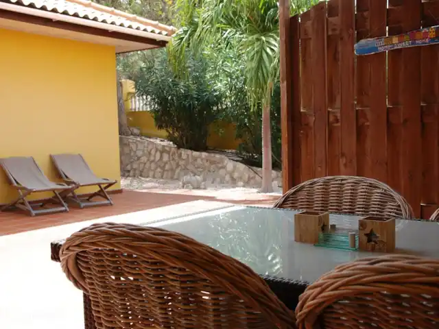 Location de Vacances Curaçao, Banda Ariba (est), Jan Thiel, appartement - Mirador Appartements Kauri porche