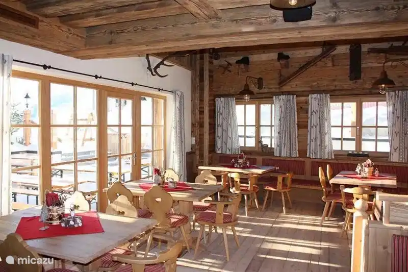 Moore Alm, the on-site restaurant. This is only open in winter.