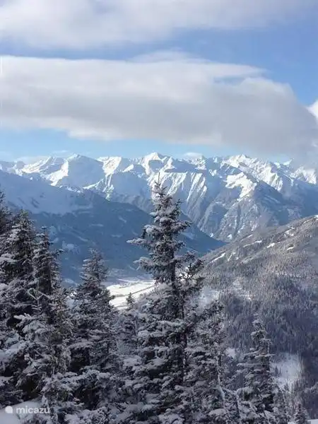 View on top of the mountain on which the penthouse is situated.