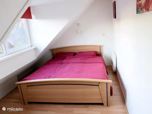 Maison de vacances Markant | Pays-Bas, Frise, Balk - maison de vacances Lit double spacieux et confortable (1,60 x 2,00 m.) et portant avec cintres. Un lit préfabriqué ? Nous sommes heureux de nous en occuper, afin que vos vacances puissent commencer immédiatement !