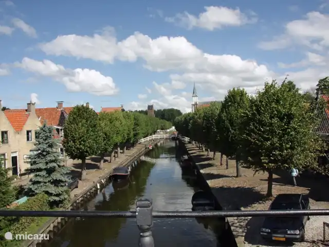 Maison de vacances Markant | Pays-Bas, Frise, Balk - maison de vacances Vue depuis le pont sur la belle ville de Sloten (située de l’autre côté du Slotermeer).