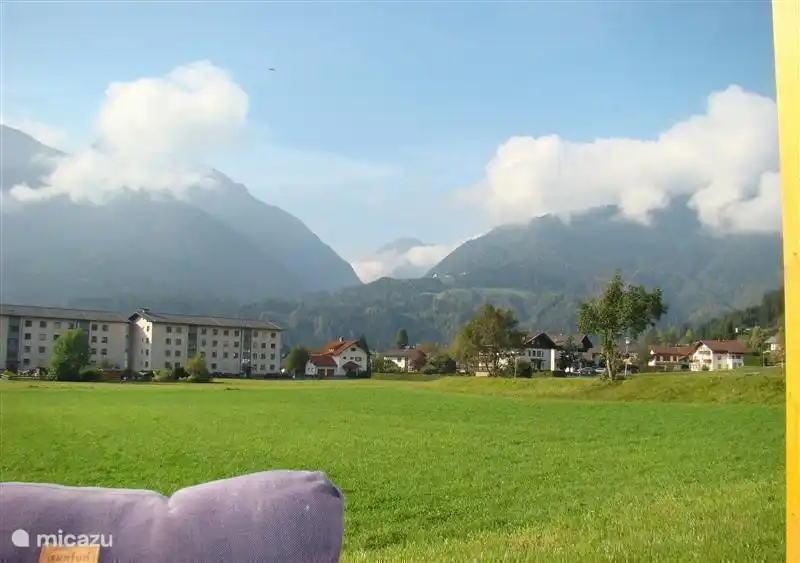 Fantastic mountain views from the terrace. Each hour of the day will change the picture!