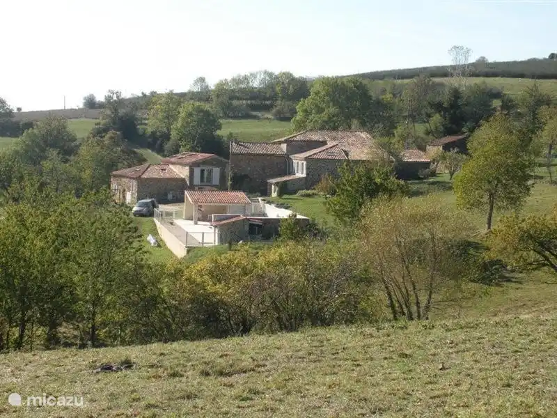 Les Bergerons seen from an adjacent pasture.