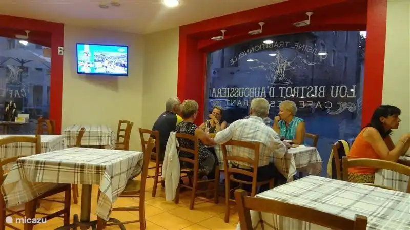 Simply typical french restaurant in Alboussière