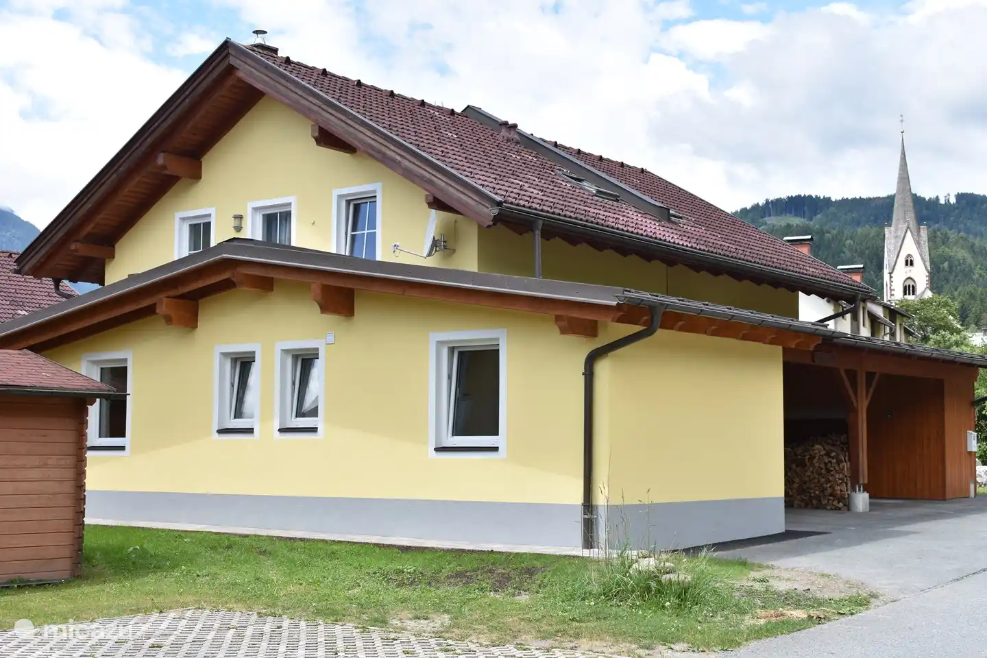 side view with extension